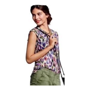 CAbi  Plume Blouse Size XS